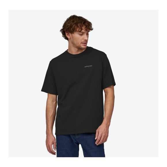 Patagonia Men’s Flying Fish Responsibili-Tee® black Medium Regular Fit - Picture 2 of 8